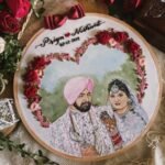 Couple Wedding Portraits in Loop
