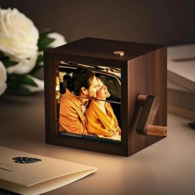 Custom Crank Photo Box With Light
